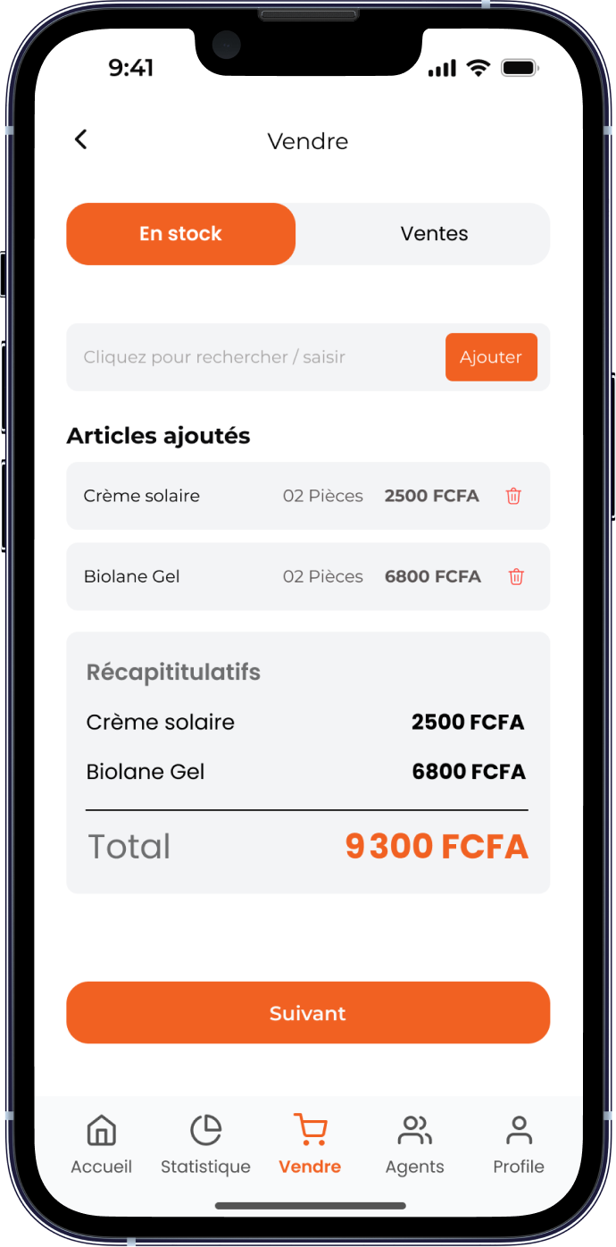 Vendez vos produits en toute simplicité.