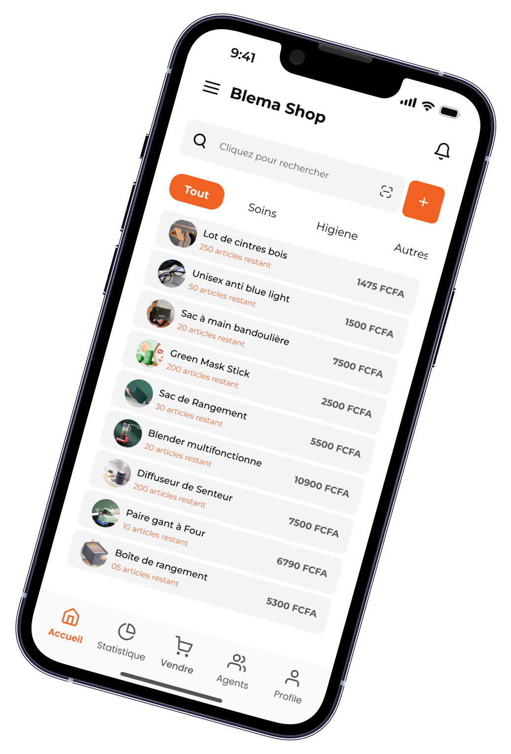 La gestion unifiée de tous vos stocks.